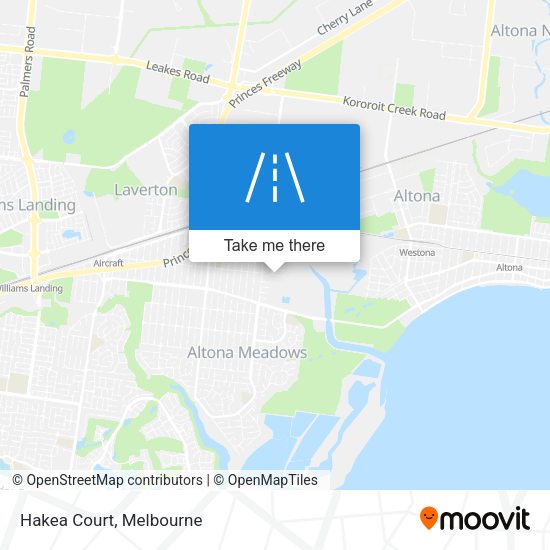 Hakea Court map