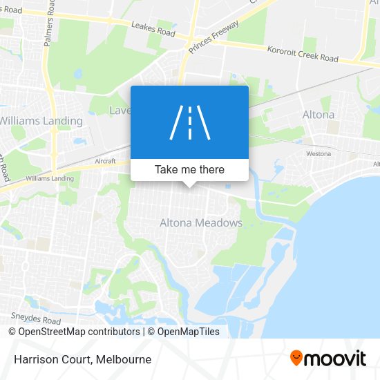 Harrison Court map