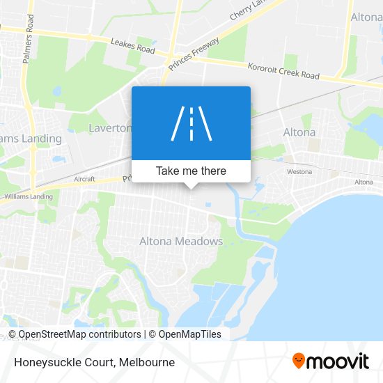 Honeysuckle Court map