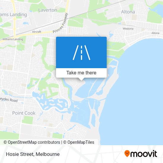Hosie Street map