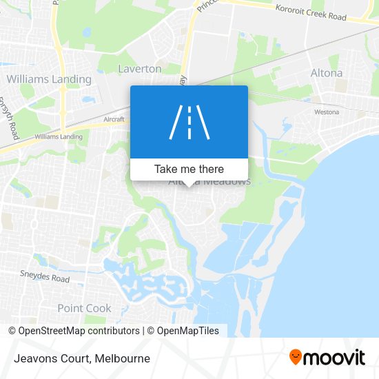 Jeavons Court map