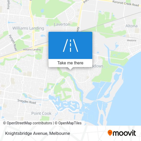 Knightsbridge Avenue map