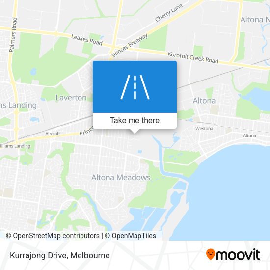 Kurrajong Drive map