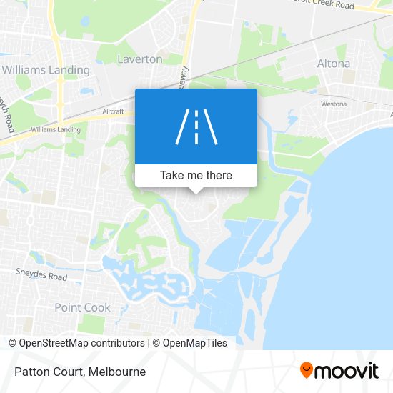 Patton Court map