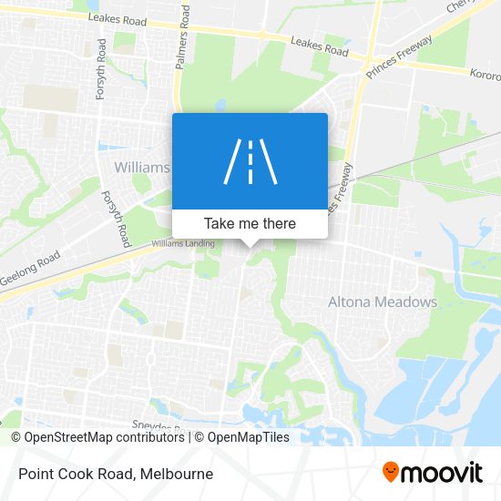 Point Cook Road map