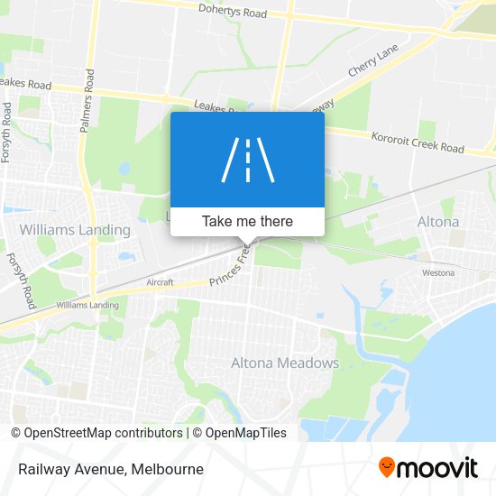 Railway Avenue map
