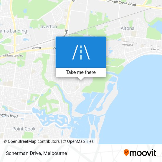 Scherman Drive map