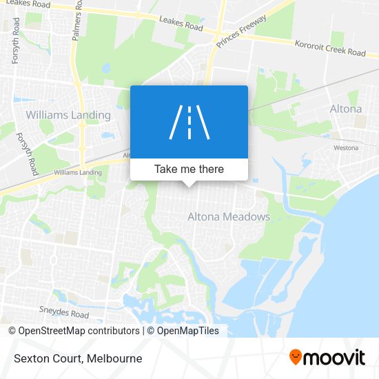 Sexton Court map