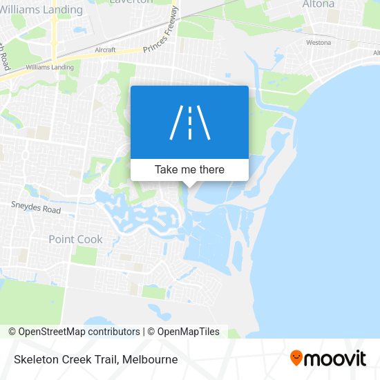 Skeleton Creek Trail map