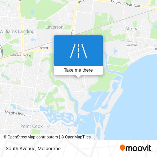 South Avenue map