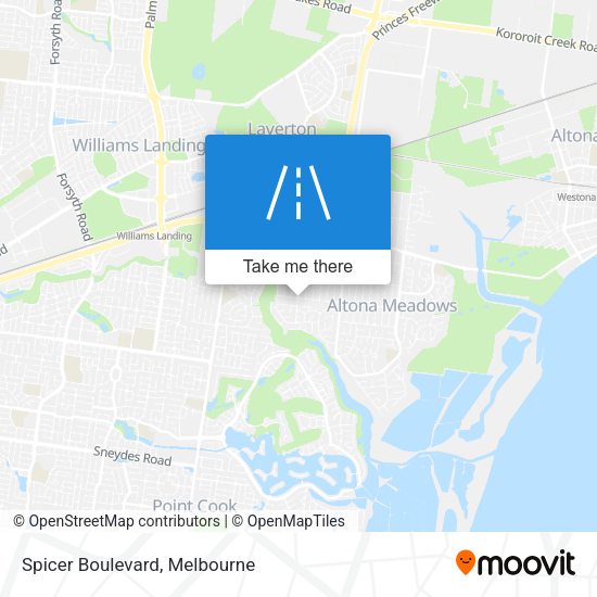Spicer Boulevard map
