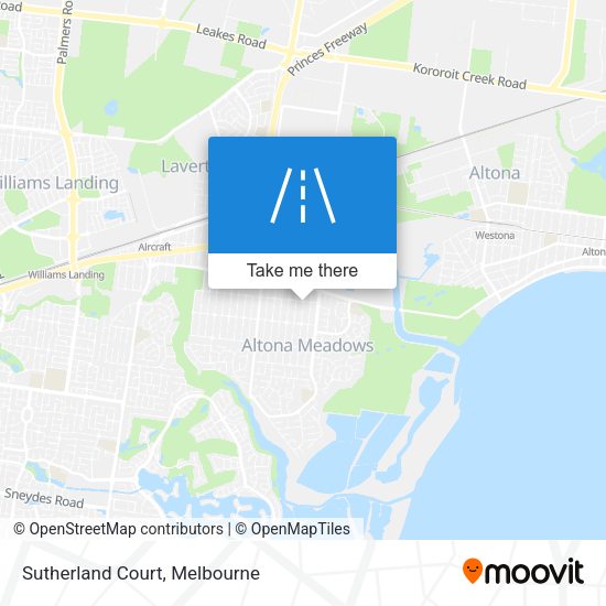Sutherland Court map
