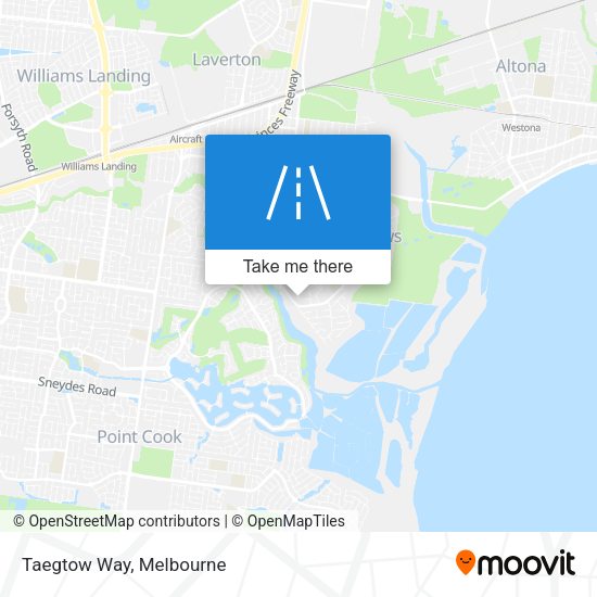 Taegtow Way map