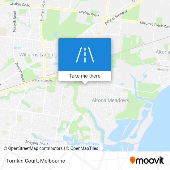 Tomkin Court map