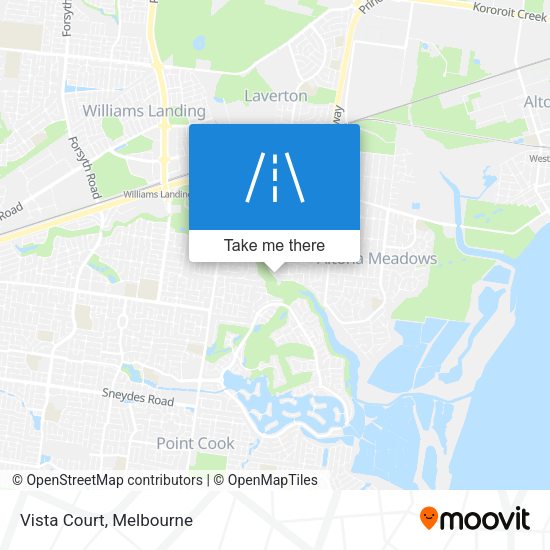 Vista Court map