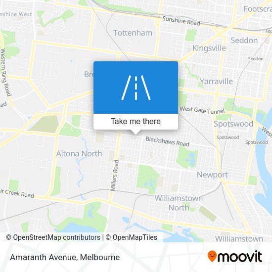 Amaranth Avenue map