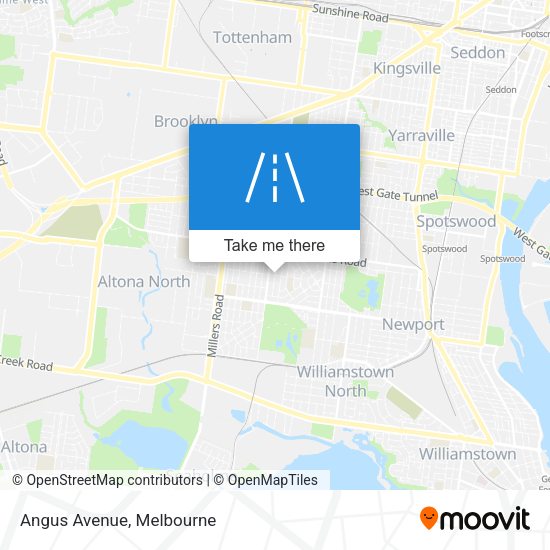 Angus Avenue map