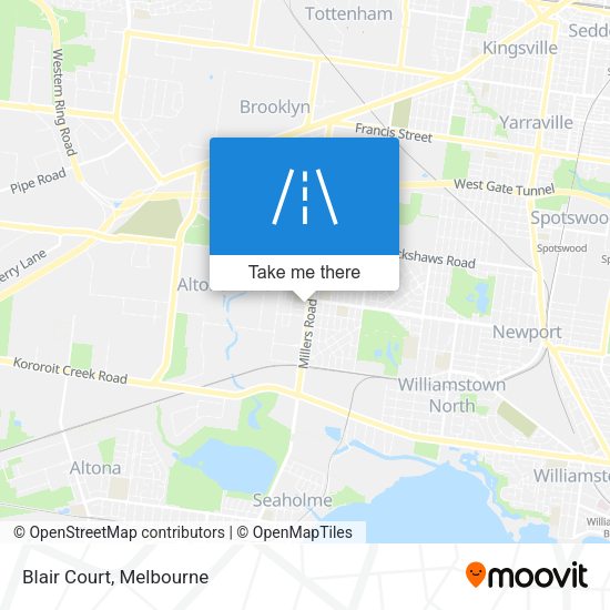 Blair Court map