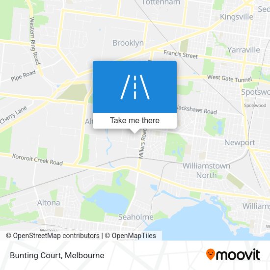 Bunting Court map