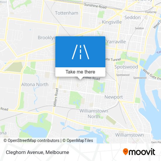 Cleghorn Avenue map