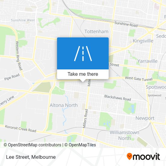 Lee Street map