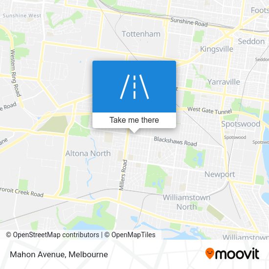 Mahon Avenue map