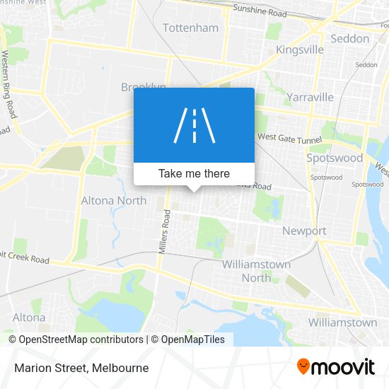 Marion Street map