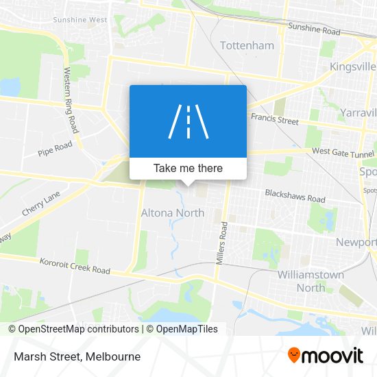 Marsh Street map