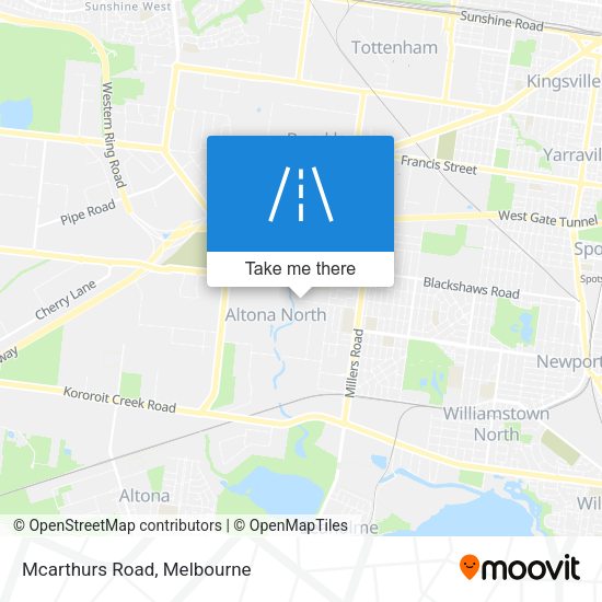 Mcarthurs Road map