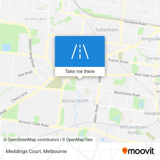 Meddings Court map