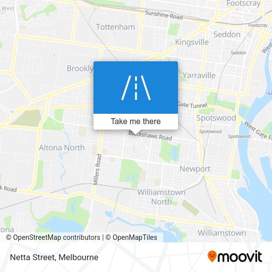 Netta Street map
