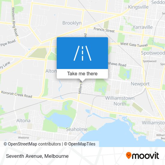 Seventh Avenue map
