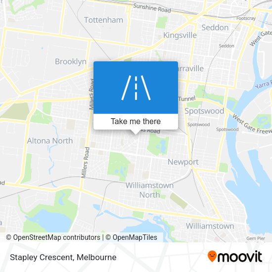 Stapley Crescent map