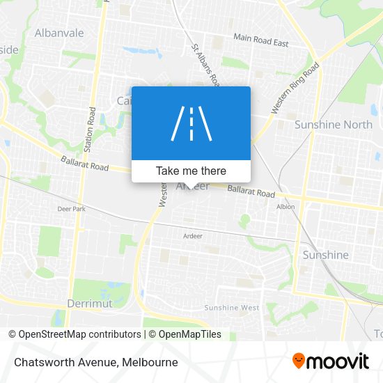 Chatsworth Avenue map