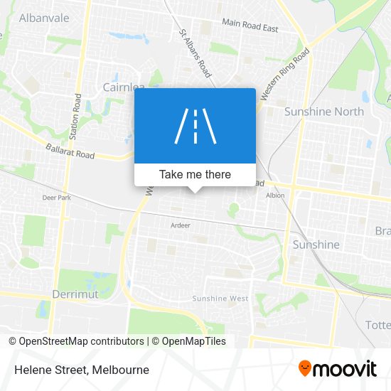 Helene Street map