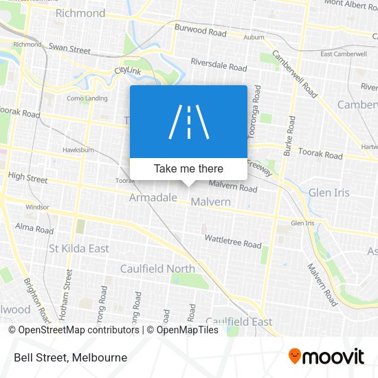 Bell Street map