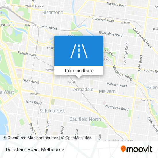 Densham Road map
