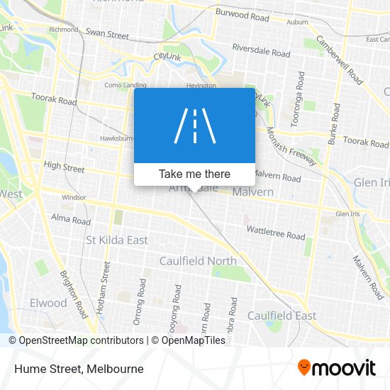 Hume Street map