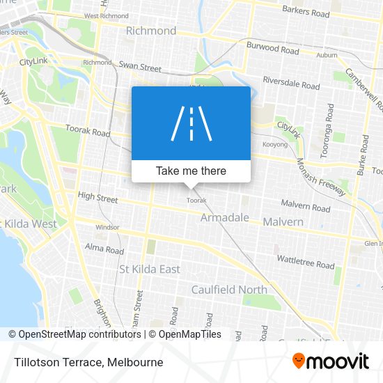 Tillotson Terrace map