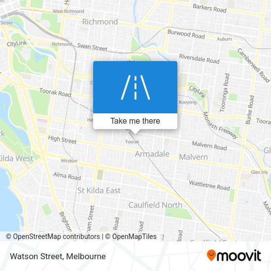 Watson Street map