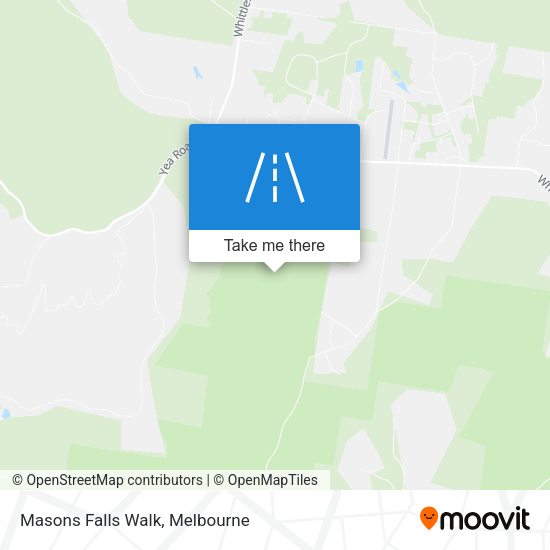 Masons Falls Walk map