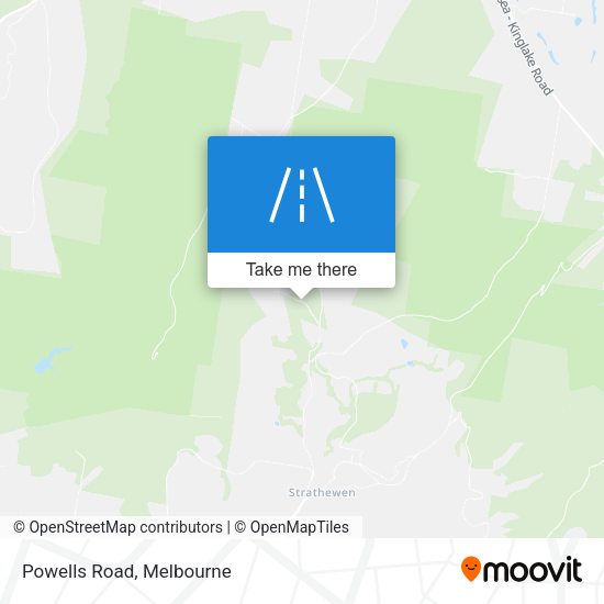 Powells Road map