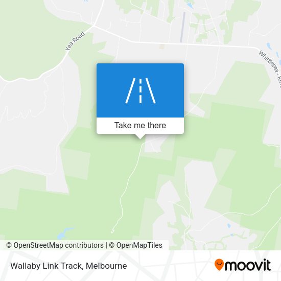Wallaby Link Track map