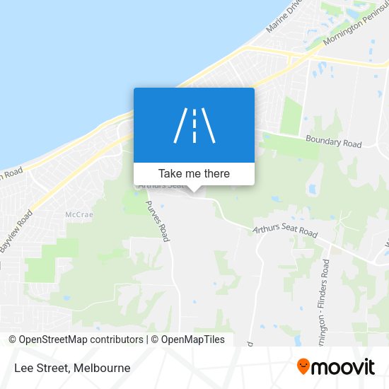 Lee Street map