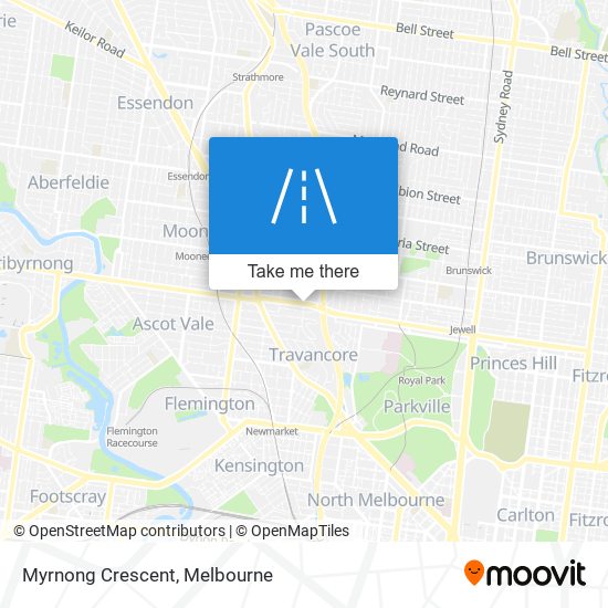 Mapa Myrnong Crescent