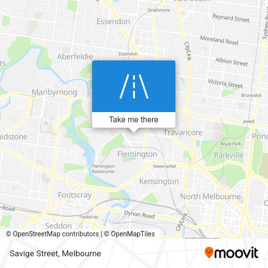 Savige Street map