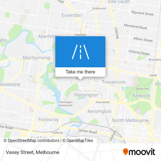 Vasey Street map