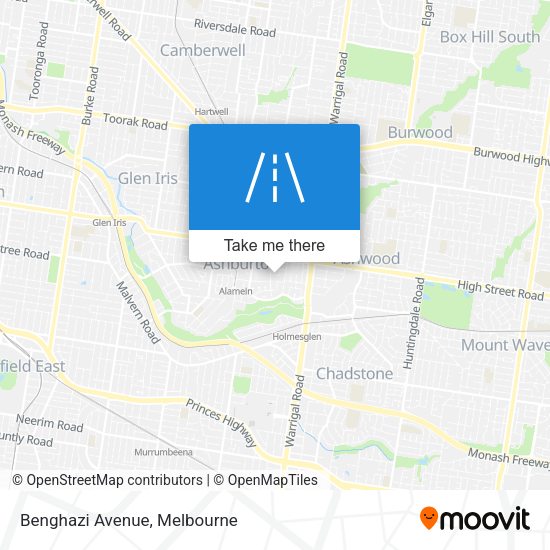 Benghazi Avenue map