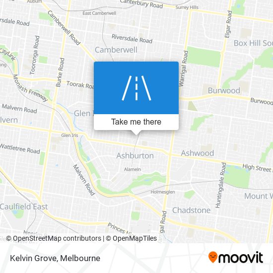 Kelvin Grove map