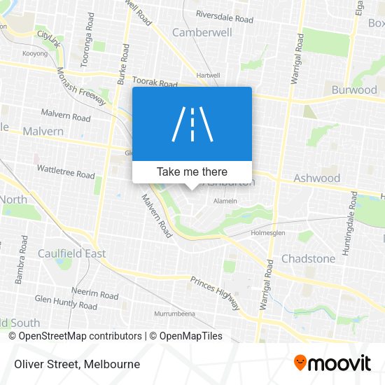 Oliver Street map